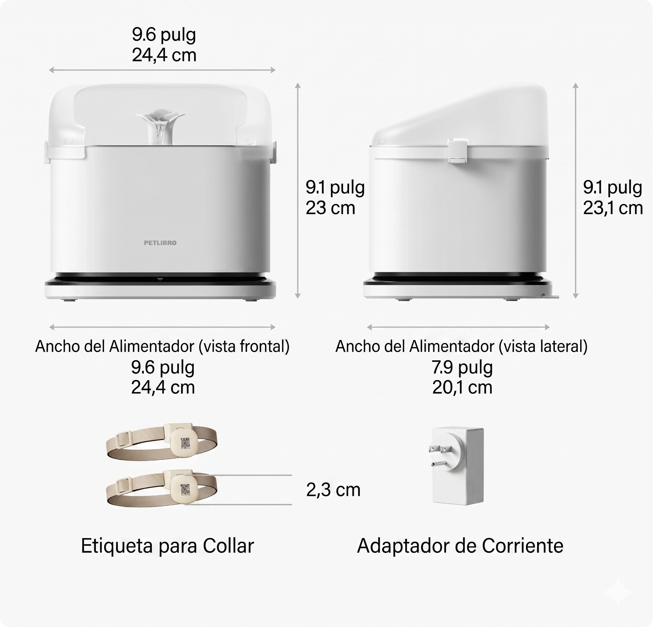 Fuente Inteligente Dockstream RFID | Reconoce a Cada Gato