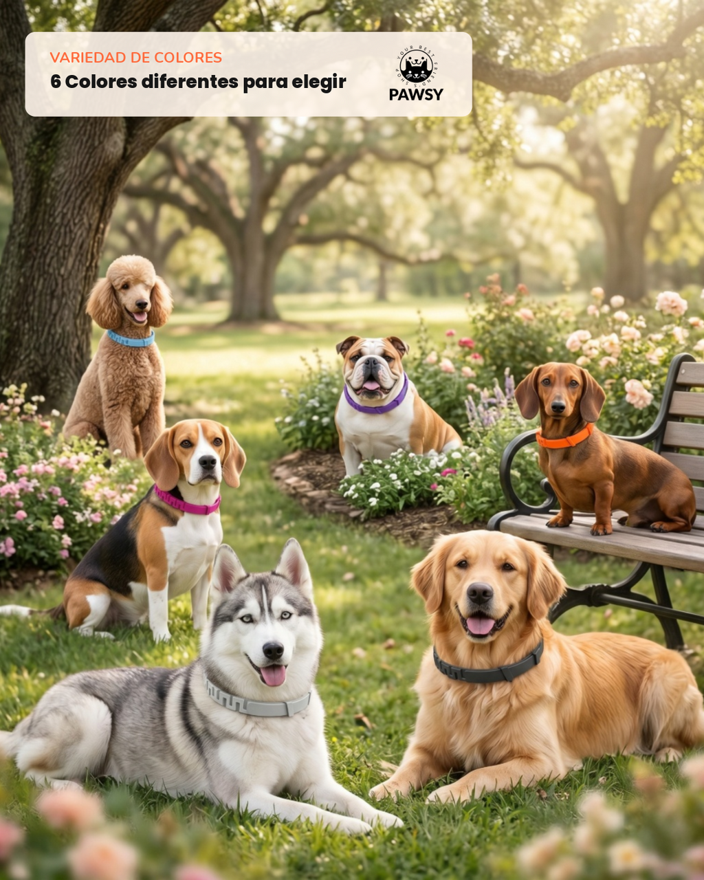 Collar Calmante Pawsy | Pack de 3 — Cuando Te Vas, Que Ninguno de los Dos Sufra