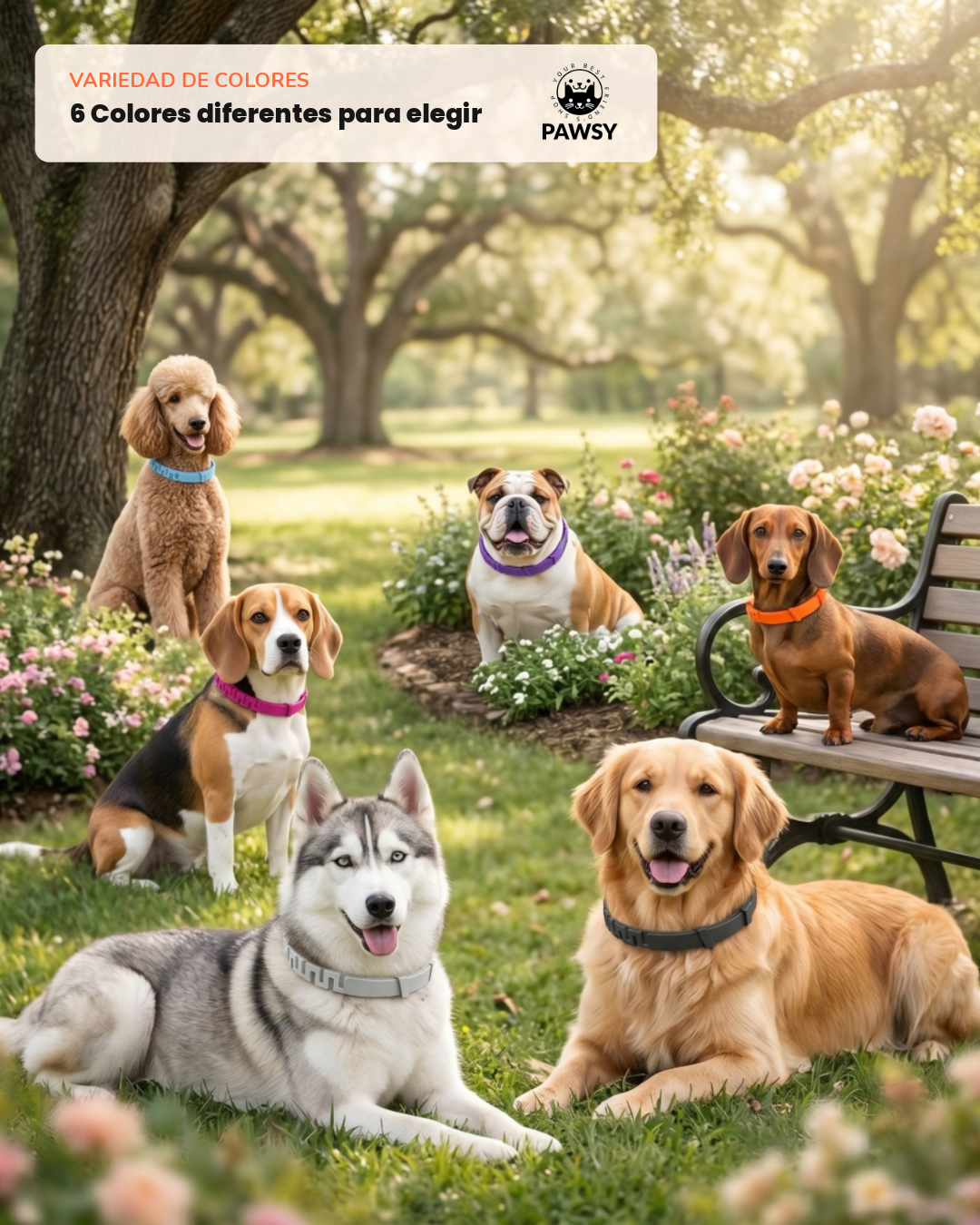 Collar Calmante Pawsy | Pack de 3 — Cuando Te Vas, Que Ninguno de los Dos Sufra