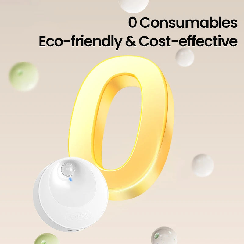 ROJECO 4000Mah Smart Cat Litter Deodoriser Automatic Cat Litter Box Odor Purifier for Pet Toilet Deodorant Purifier Accessories