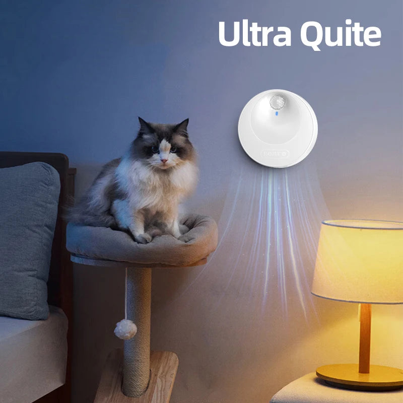 ROJECO 4000Mah Smart Cat Litter Deodoriser Automatic Cat Litter Box Odor Purifier for Pet Toilet Deodorant Purifier Accessories