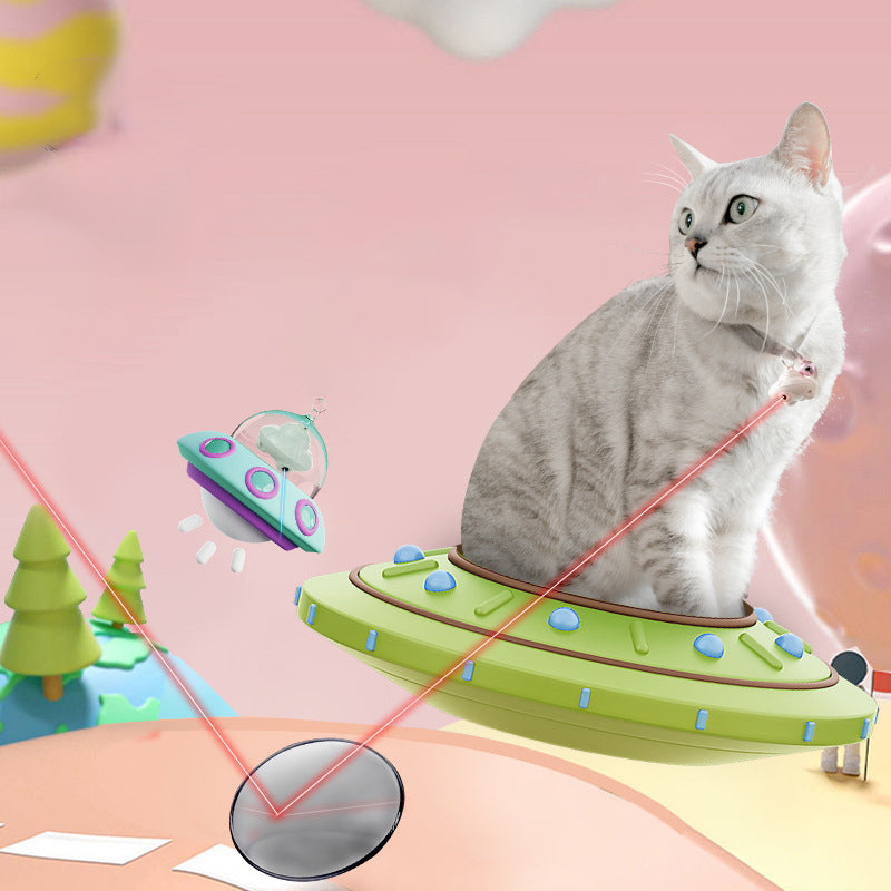 Cat Laser Toy Pointer Cat Collar Automatic Interactive Cat Toy for Kittens Dogs Game USB Charging Electric Training Pet Items
